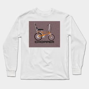 Raleigh Chopper MK1, Pumpkin Orange Long Sleeve T-Shirt